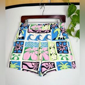 AIIZ The Eternal Summer 90s Style Patterned Women's Shorts